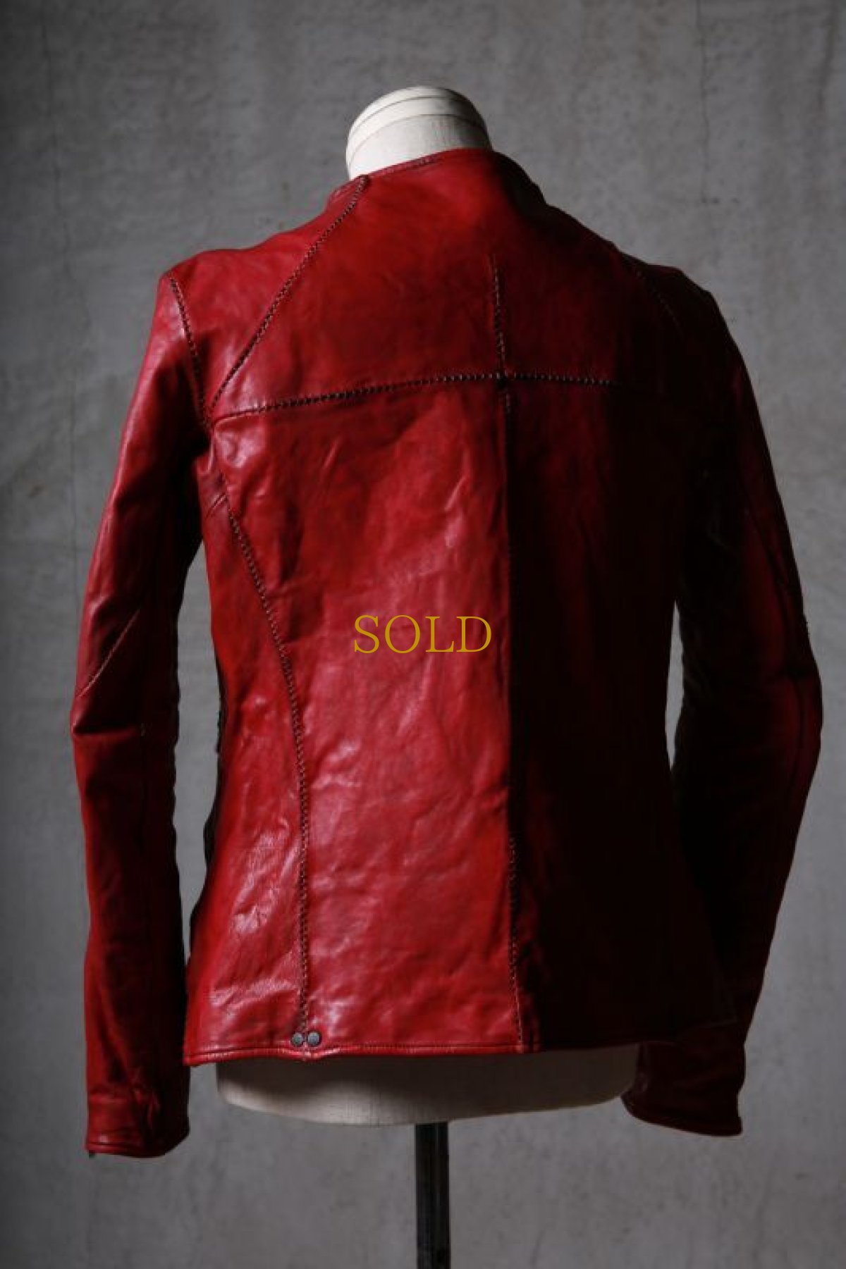 画像7: incarnation / インカネーション / 12211-41477 / HORSE LEATHER NO COLLAR  ZIP/F MOTO DARTS SHOULDER LINED  (7)