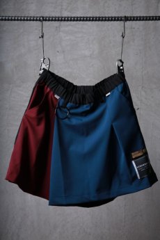 画像1: JUVENILE HALL ROLLCALL / ジュヴェナイルホールロールコール / 1517 / " FLUFFY CLOUD " Crazy color asymmetric skirt pants (1)