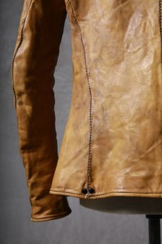 画像18: incarnation / インカネーション / 12211-41477 / HORSE LEATHER NO COLLAR  ZIP/F MOTO DARTS SHOULDER LINED  (18)