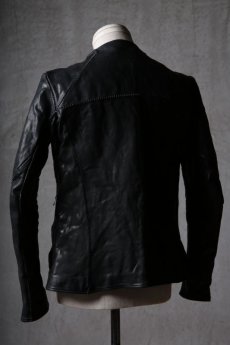 画像7: incarnation / インカネーション / 12211-41477 / HORSE LEATHER NO COLLAR  ZIP/F MOTO DARTS SHOULDER LINED  (7)