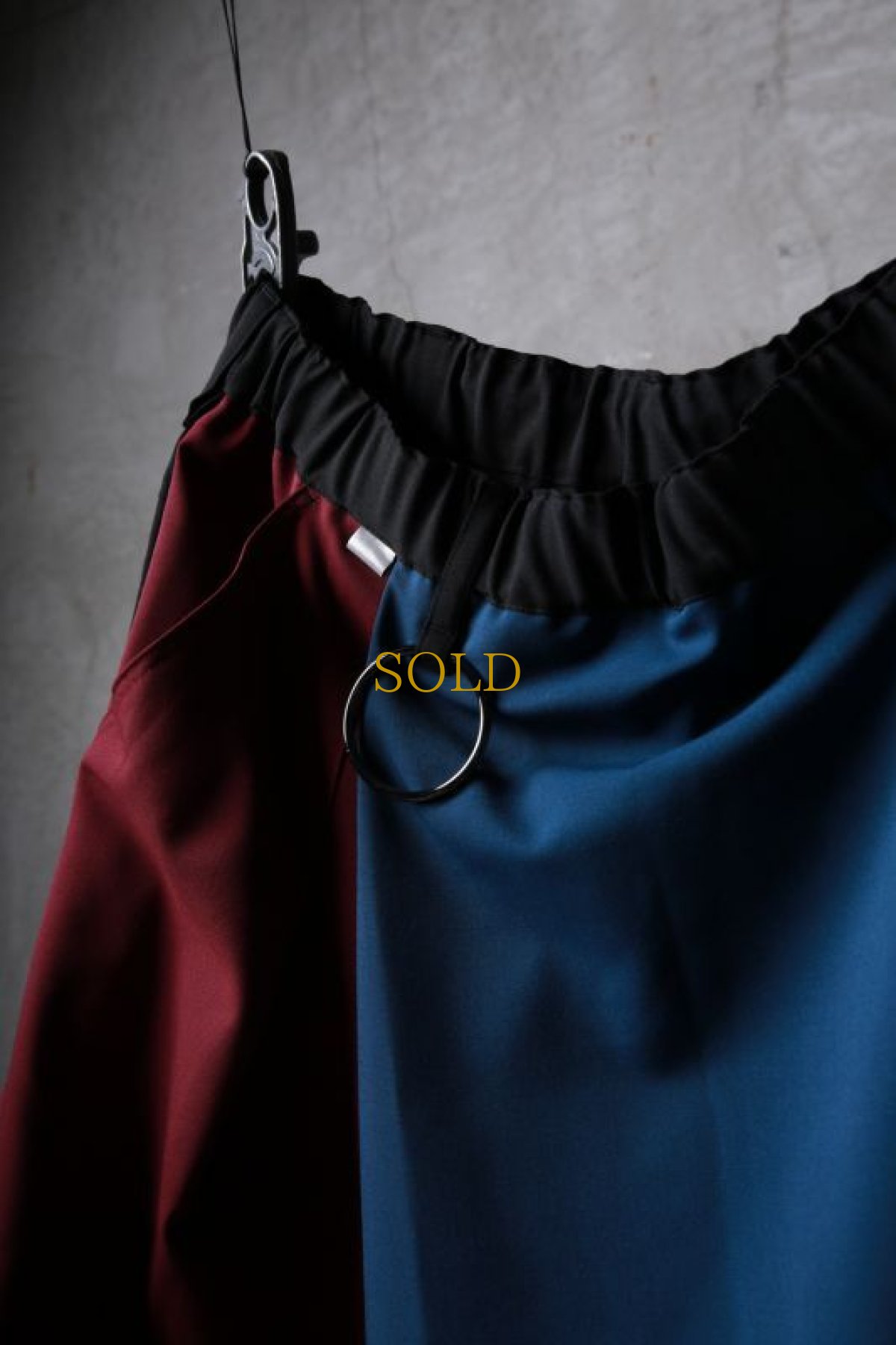 画像6: JUVENILE HALL ROLLCALL / ジュヴェナイルホールロールコール / 1517 / " FLUFFY CLOUD " Crazy color asymmetric skirt pants (6)