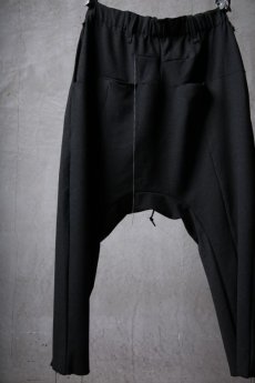 画像16: Wir Lineal / リネアル / WL-0406 / Schimmern / Inorganic structure sarrouel relax pants (16)