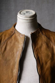 画像11: incarnation / インカネーション / 12211-41477 / HORSE LEATHER NO COLLAR  ZIP/F MOTO DARTS SHOULDER LINED  (11)