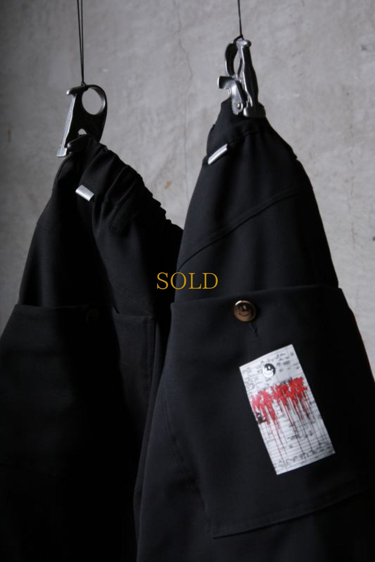 画像18: JUVENILE HALL ROLLCALL / ジュヴェナイルホールロールコール / 1517 / " FLUFFY CLOUD " Crazy color asymmetric skirt pants (18)