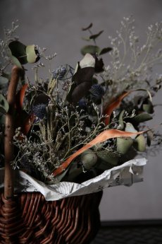 画像9: Ciliegio  / チリエージョ / CIL-F-0003 / Dried flower basket / #1 (9)