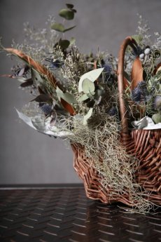 画像17: Ciliegio  / チリエージョ / CIL-F-0003 / Dried flower basket / #1 (17)