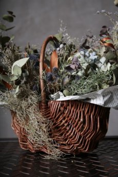 画像18: Ciliegio  / チリエージョ / CIL-F-0003 / Dried flower basket / #1 (18)