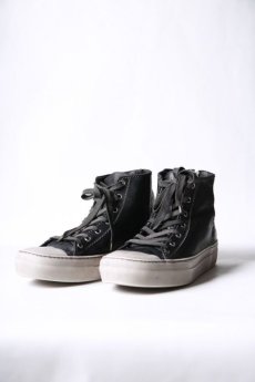 画像2: incarnation / インカネーション " Garage Eden SESSION " / 32211V-7587WZ / HORSE LEATHER HI CUT SNEAKER LINED PIECE DYED (2)