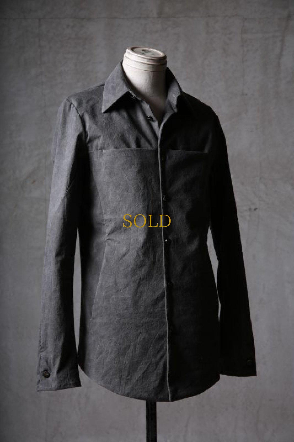 画像3: incarnation / インカネーション " Garage Eden SESSION " / 32276-3350 / COTTON 80% NYLON 18% ELASTARN 2%  SHIRT BD #2 UNLINED (3)