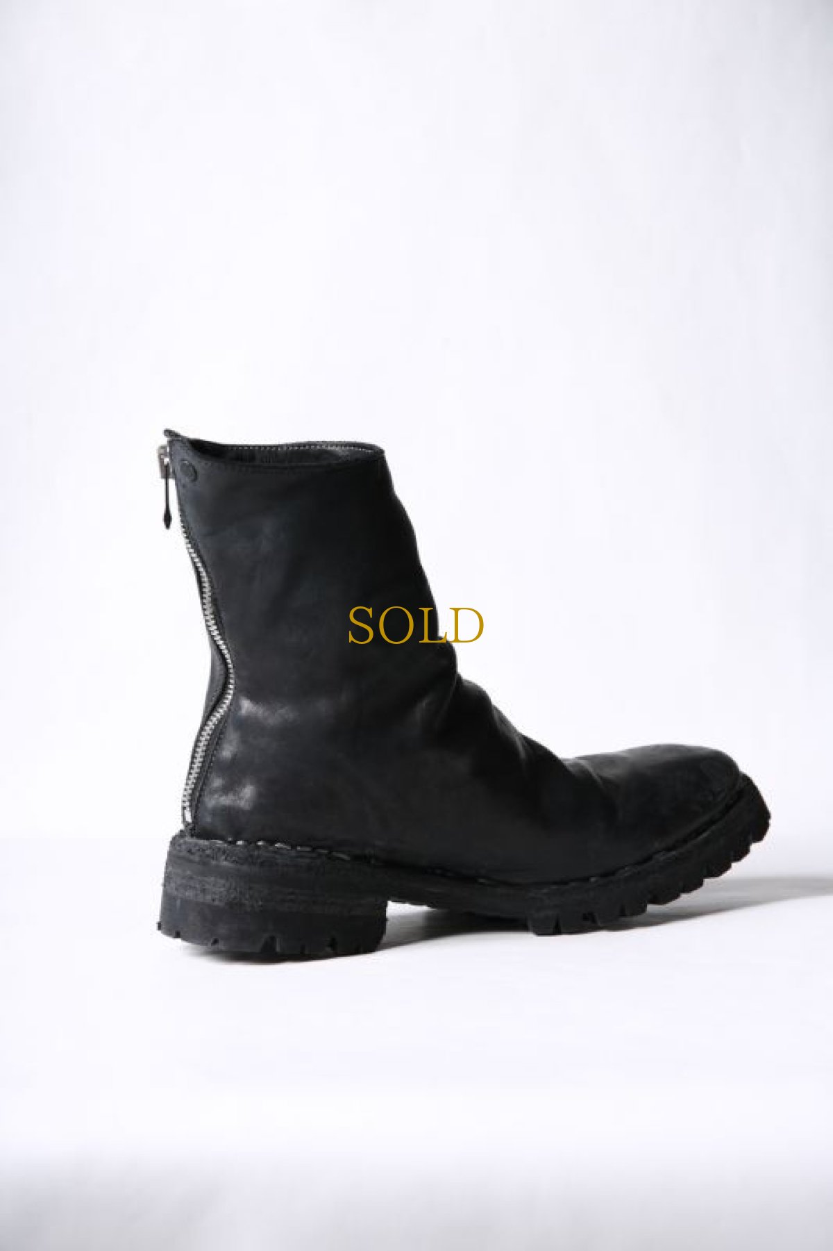 画像11: incarnation / インカネーション " Garage Eden SESSION "  / 32111V-7157VB / HORSE LEATHER BACK ZIP ONE PIECE LINED VIBRAM SOLES (11)