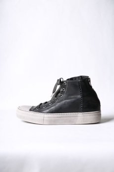 画像9: incarnation / インカネーション " Garage Eden SESSION " / 32211V-7587WZ / HORSE LEATHER HI CUT SNEAKER LINED PIECE DYED (9)