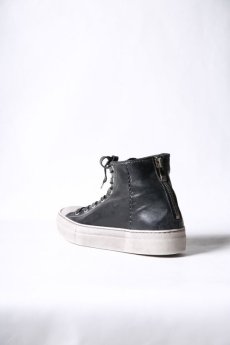 画像14: incarnation / インカネーション " Garage Eden SESSION " / 32211V-7587WZ / HORSE LEATHER HI CUT SNEAKER LINED PIECE DYED (14)