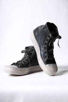 画像1: incarnation / インカネーション " Garage Eden SESSION " / 32211V-7587WZ / HORSE LEATHER HI CUT SNEAKER LINED PIECE DYED (1)