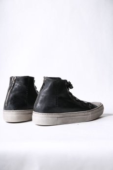 画像8: incarnation / インカネーション " Garage Eden SESSION " / 32211V-7587WZ / HORSE LEATHER HI CUT SNEAKER LINED PIECE DYED (8)