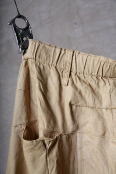 画像17: Wir Lineal / リネアル / WL-1104 / Inorganic structure sarrouel relax pants (17)