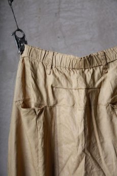 画像13: Wir Lineal / リネアル / WL-1104 / Inorganic structure sarrouel relax pants (13)