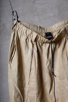 画像3: Wir Lineal / リネアル / WL-1104 / Inorganic structure sarrouel relax pants (3)