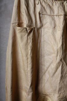 画像19: Wir Lineal / リネアル / WL-1104 / Inorganic structure sarrouel relax pants (19)