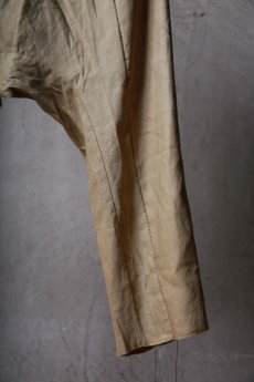 画像16: Wir Lineal / リネアル / WL-1104 / Inorganic structure sarrouel relax pants (16)