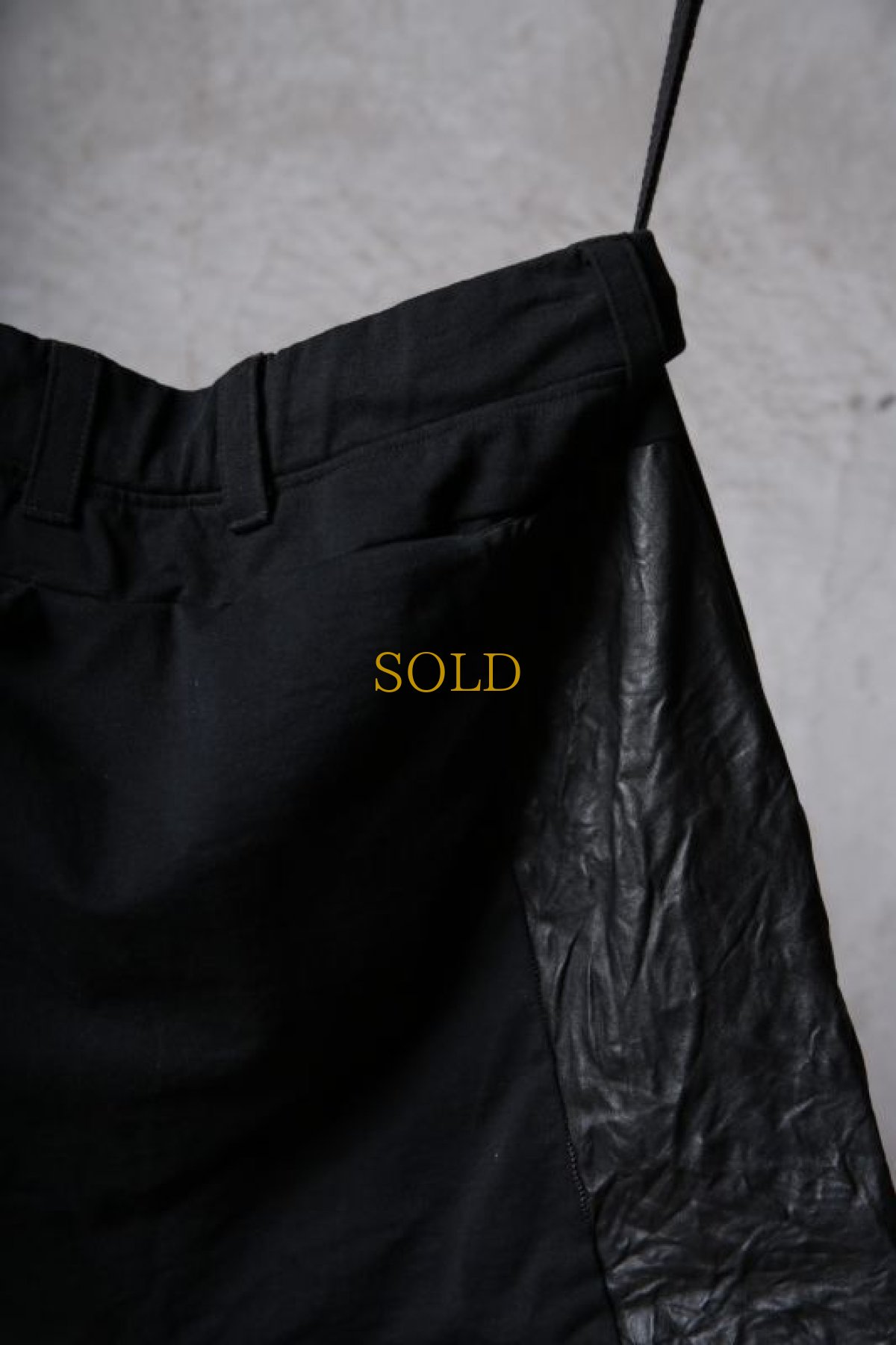 画像13: Thee OLD CIRCUS '' 9 '' / 9-9147 / Old brown / Publo Jersey × Rust Leather Half Pants (13)