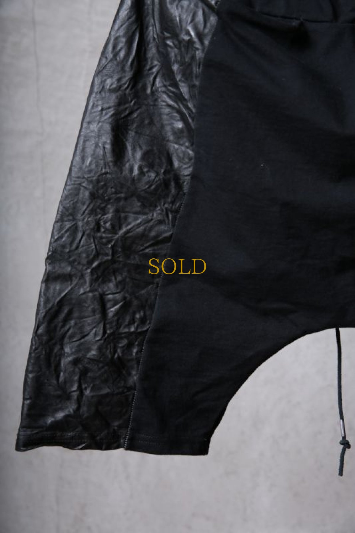 画像14: Thee OLD CIRCUS '' 9 '' / 9-9147 / Old brown / Publo Jersey × Rust Leather Half Pants (14)