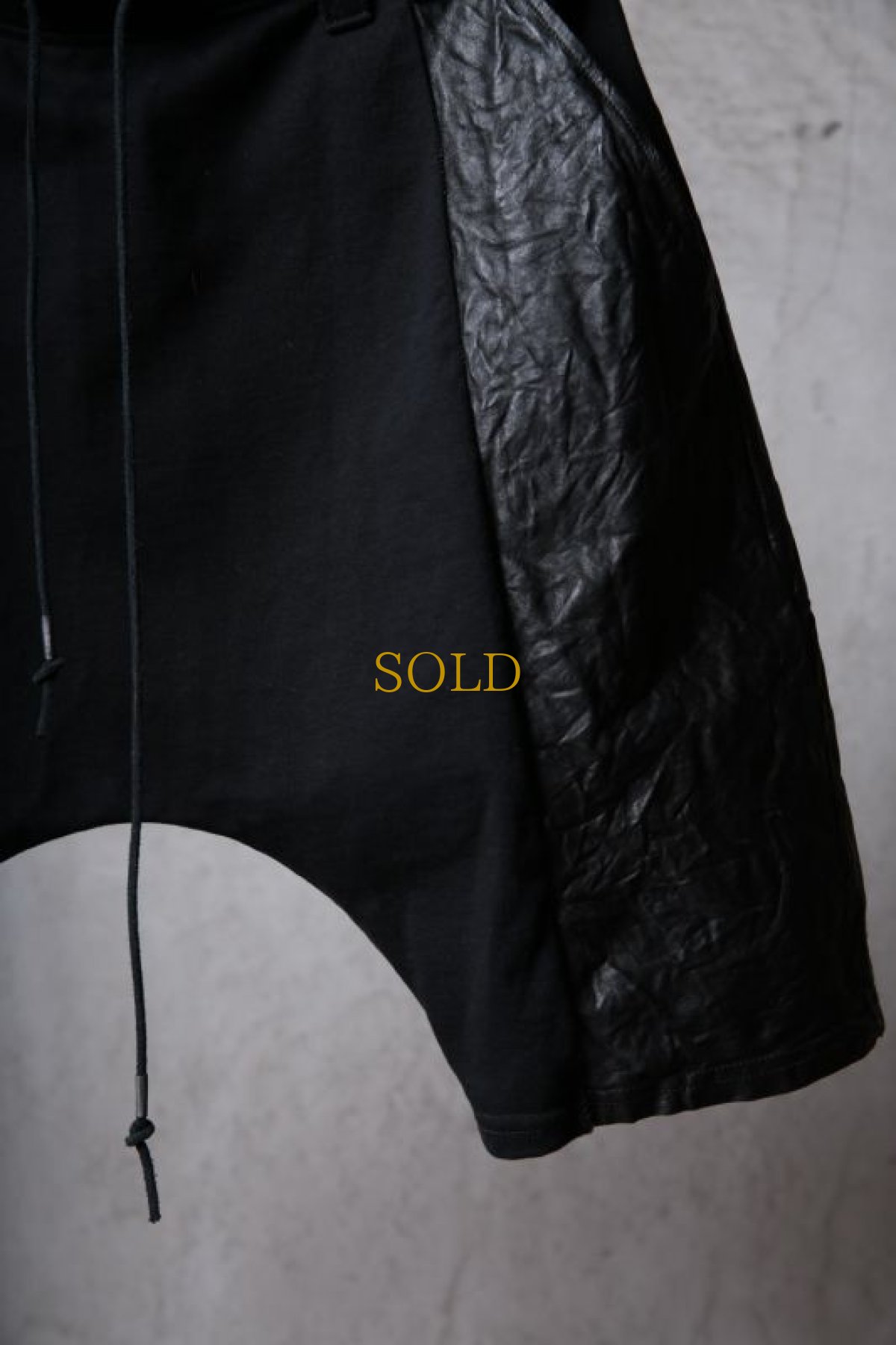 画像6: Thee OLD CIRCUS '' 9 '' / 9-9147 / Old brown / Publo Jersey × Rust Leather Half Pants (6)