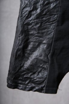 画像20: Thee OLD CIRCUS '' 9 '' / 9-9147 / Old brown / Publo Jersey × Rust Leather Half Pants (20)