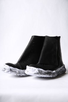 画像2: Portaille / ポルタユ " eden 別注 " / M17v2-L2WRAP / heated shrink cow leather W-rap boots (2)