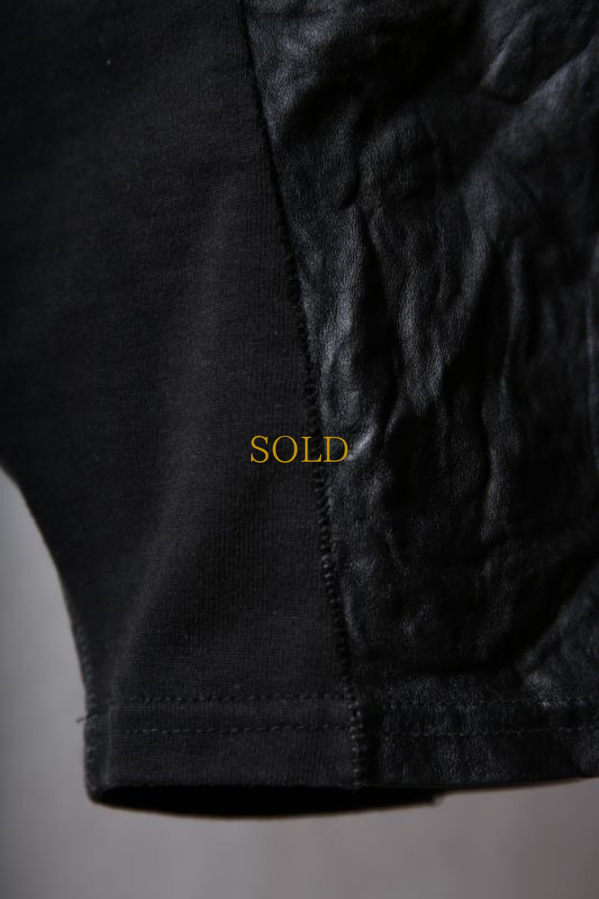 画像18: Thee OLD CIRCUS '' 9 '' / 9-9147 / Old brown / Publo Jersey × Rust Leather Half Pants (18)