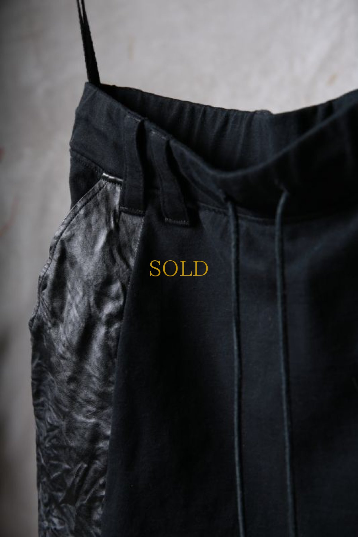 画像10: Thee OLD CIRCUS '' 9 '' / 9-9147 / Old brown / Publo Jersey × Rust Leather Half Pants (10)