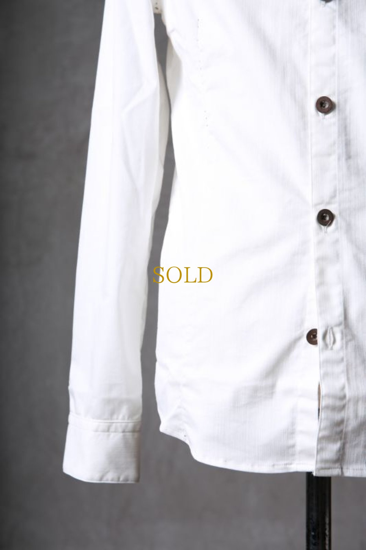 画像11: Thee OLD CIRCUS '' 1973 '' / 1101 / Rust voyage / White denim stretch dungaree over lock stitch shirts  (11)