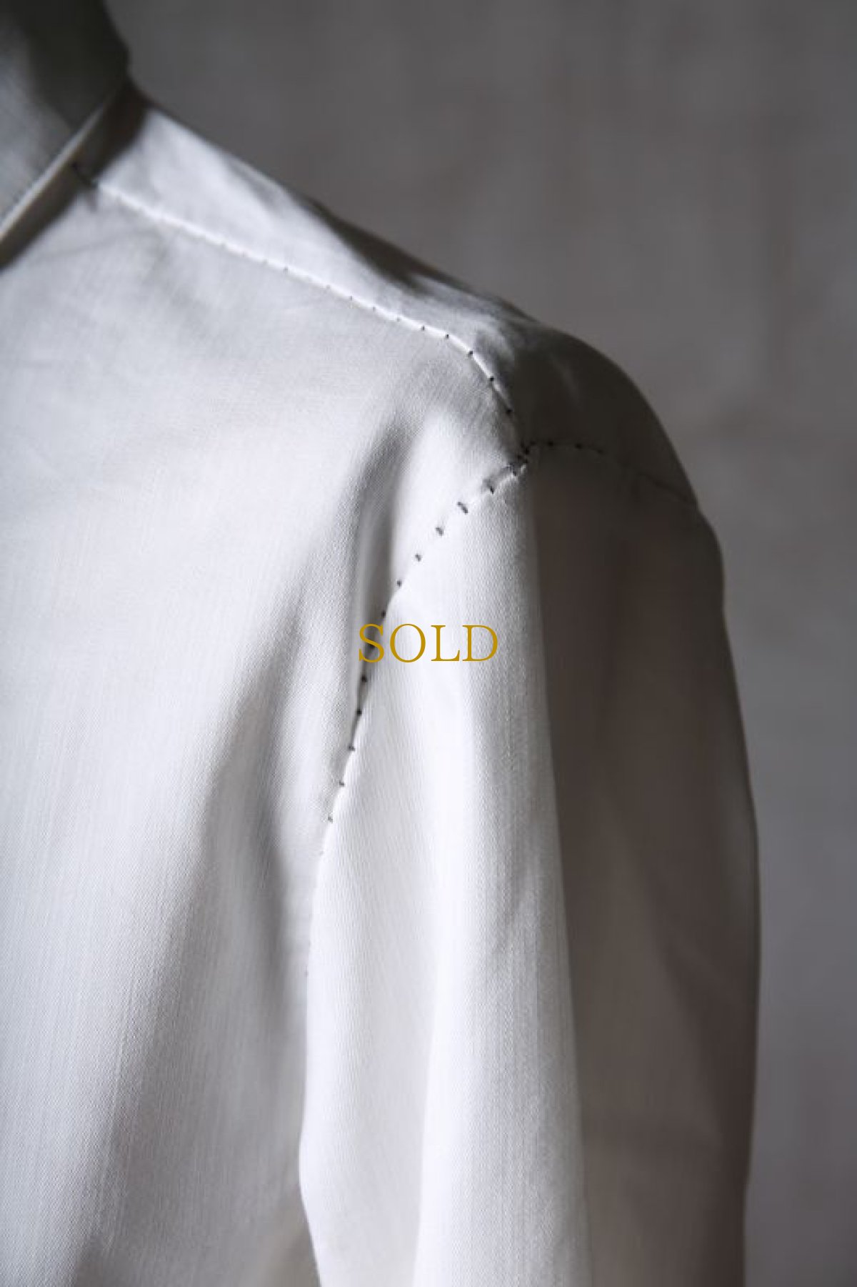 画像16: Thee OLD CIRCUS '' 1973 '' / 1101 / Rust voyage / White denim stretch dungaree over lock stitch shirts  (16)