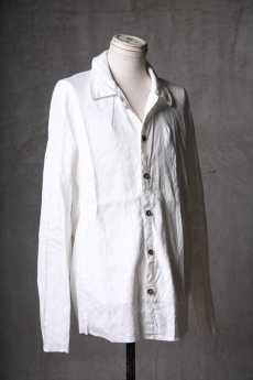 画像3: Wir Lineal / リネアル / WL-1101 / Inorganic structure dolman sleeve L/R Long sleeve Shirts (3)