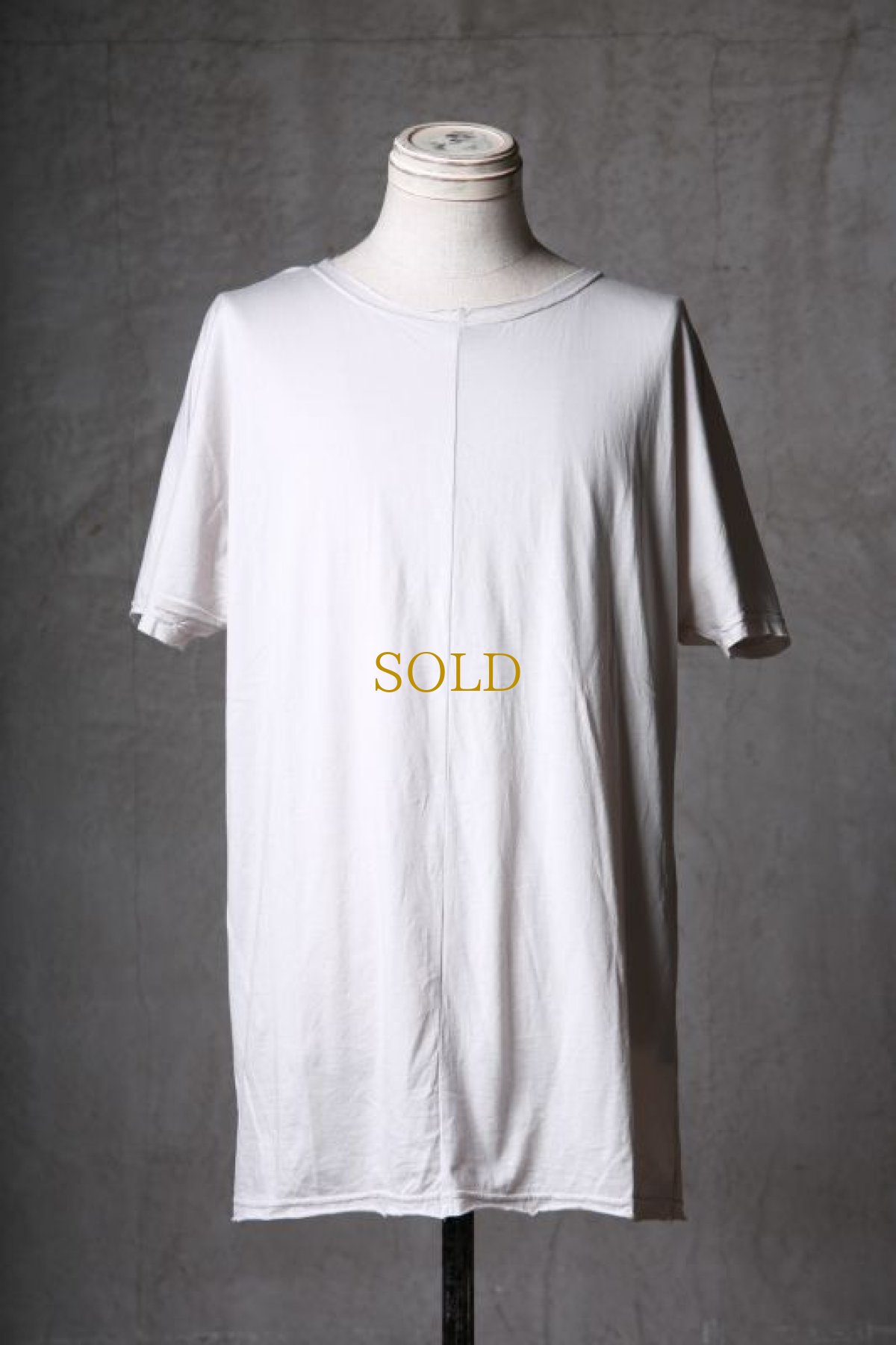 画像1: Wir Lineal / リネアル / WL-1106 / Inorganic structure dolman sleeve C/L T-Shirts (1)