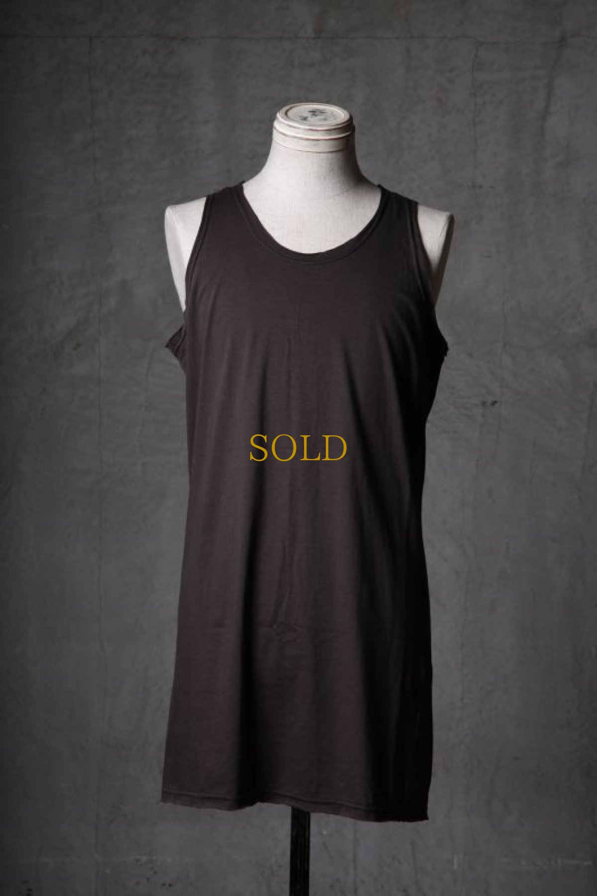 画像1: Wir Lineal / リネアル / WL-1105 / Inorganic structure C/L Tank top (1)