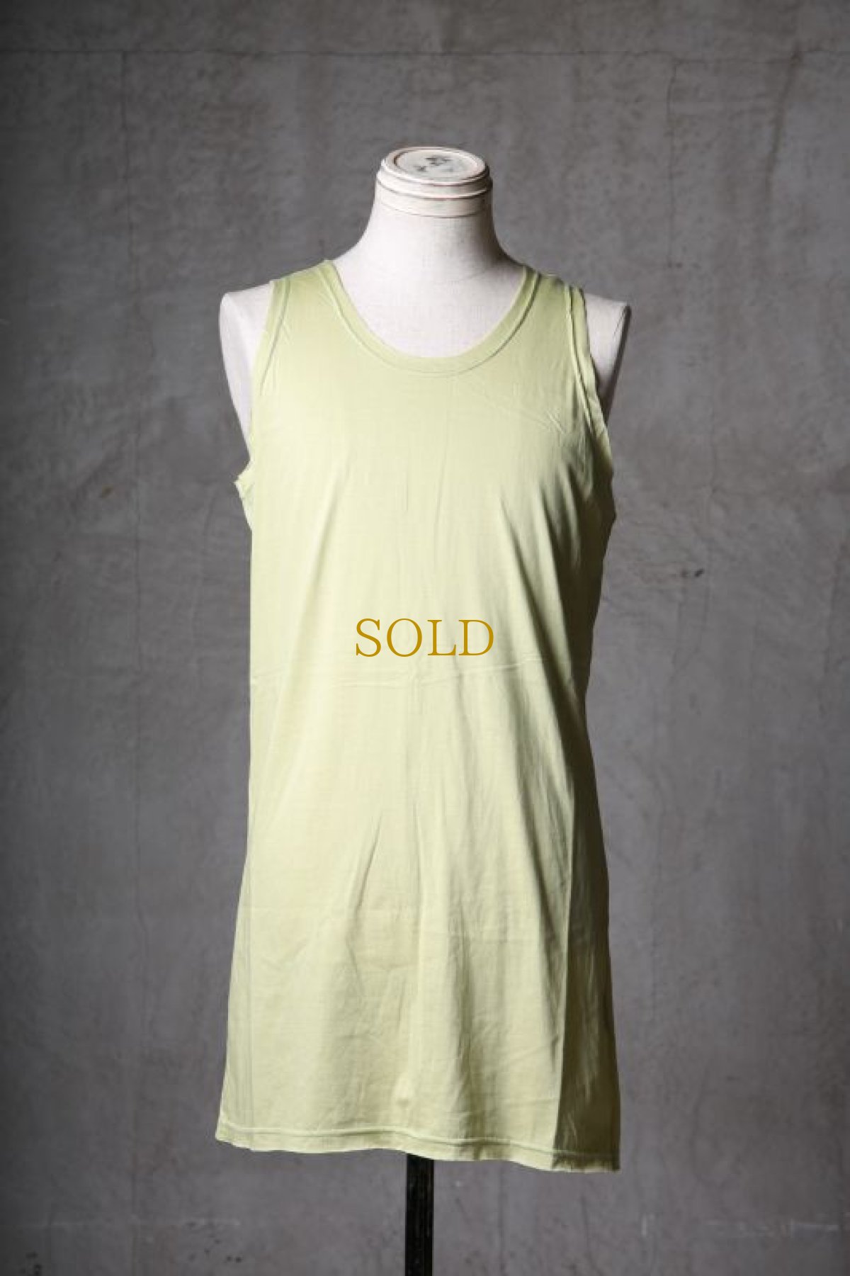 画像1: Wir Lineal / リネアル / WL-1105 / Inorganic structure C/L Tank top (1)