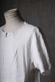 画像16: Wir Lineal / リネアル / WL-1102 / Inorganic structure dolman sleeve L/R T-shirts (16)