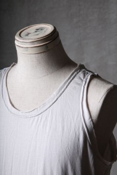 画像12: Wir Lineal / リネアル / WL-1105 / Inorganic structure C/L Tank top (12)