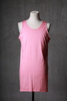 画像1: Wir Lineal / リネアル / WL-1105 / Inorganic structure C/L Tank top (1)