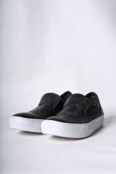 画像2: incarnation / インカネーション " Garage Eden SESSION "  / 32211V-7897 / HORSE LEATHER SLIP-ON SNEAKER (2)