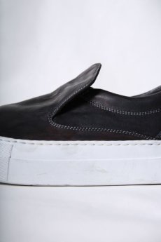 画像13: incarnation / インカネーション " Garage Eden SESSION "  / 32211V-7897 / HORSE LEATHER SLIP-ON SNEAKER (13)