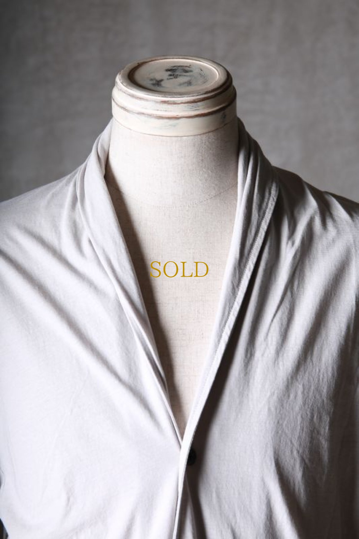 画像13: Thee OLD CIRCUS '' 1973 '' / 1121 / Roadie / 35s SZ 天竺 Wシルケット アイスコットン ドレープネックカーディガン (13)