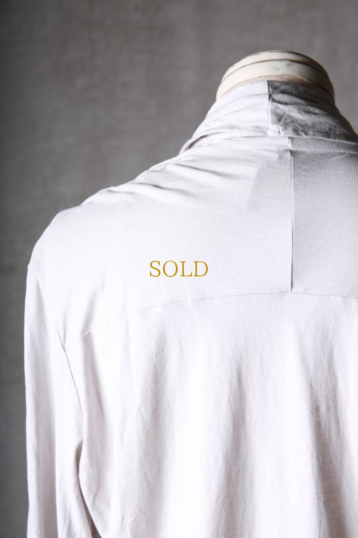 画像18: Thee OLD CIRCUS '' 1973 '' / 1121 / Roadie / 35s SZ 天竺 Wシルケット アイスコットン ドレープネックカーディガン (18)