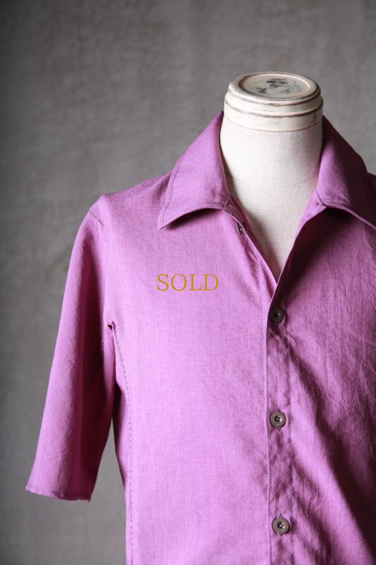 画像9: Thee OLD CIRCUS '' 1973 '' / 1113 / Seaside PUNK / Ester Linen Future Harf Sleeve Shirts (9)