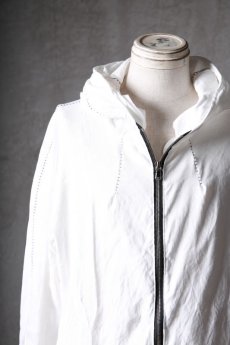 画像9: Wir Lineal / リネアル / WL-1103 / Inorganic structure dolman sleeve zip hoodie (9)