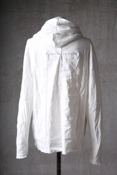 画像8: Wir Lineal / リネアル / WL-1103 / Inorganic structure dolman sleeve zip hoodie (8)