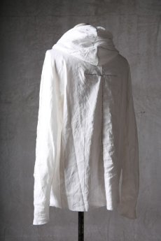 画像7: Wir Lineal / リネアル / WL-1103 / Inorganic structure dolman sleeve zip hoodie (7)