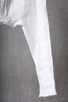 画像16: Wir Lineal / リネアル / WL-1104 / Inorganic structure sarrouel relax pants (16)