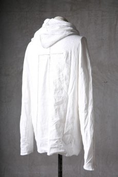 画像6: Wir Lineal / リネアル / WL-1103 / Inorganic structure dolman sleeve zip hoodie (6)