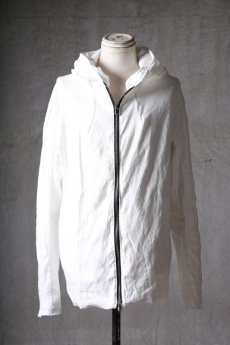 画像1: Wir Lineal / リネアル / WL-1103 / Inorganic structure dolman sleeve zip hoodie (1)